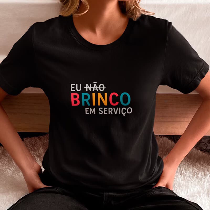 Camiseta T- shirt Feminina Professora Estampa Pedagógica Educação Infantil  100% Algodão Premium