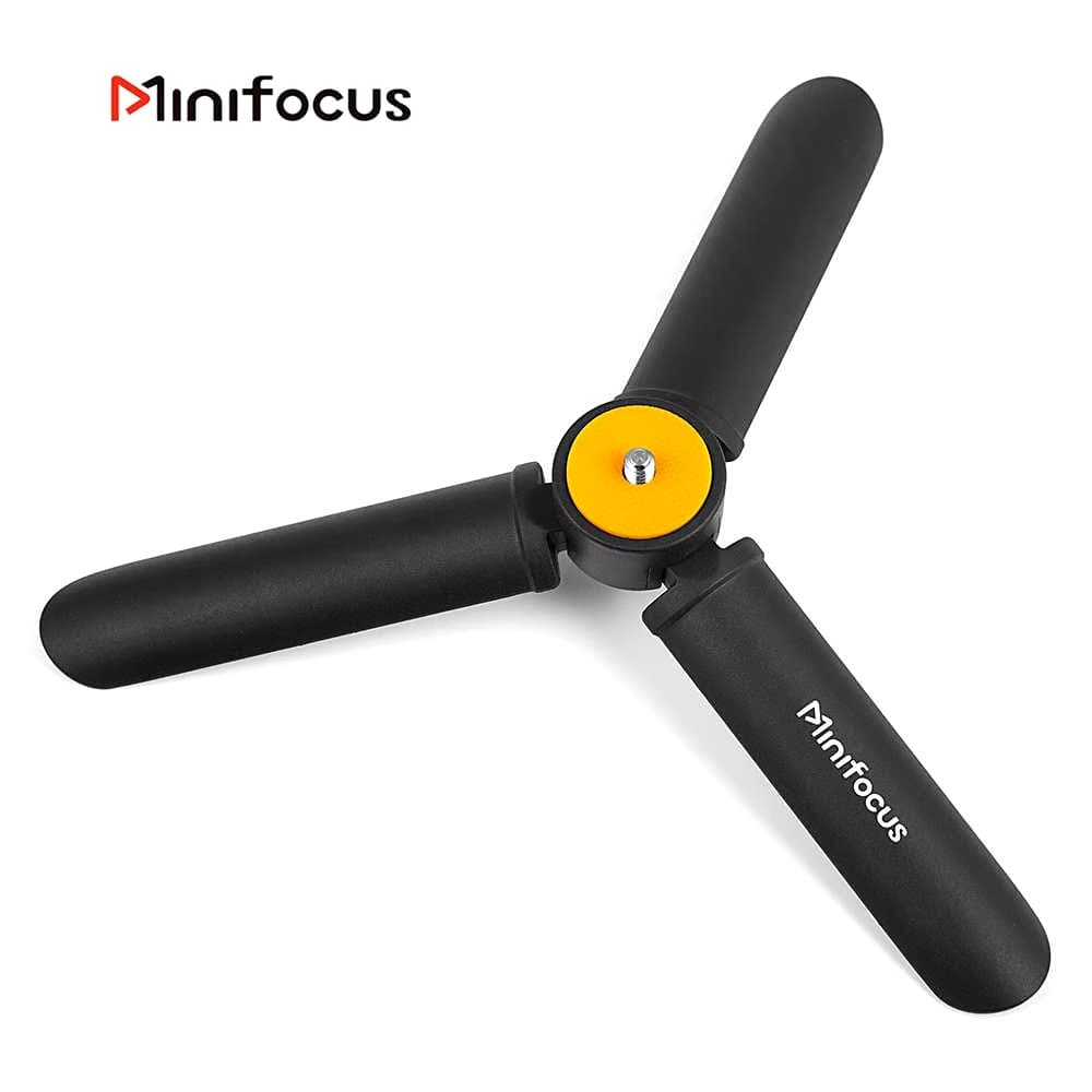 Mini Tripé De Mesa Estabilizador Gimbal Portátil Para Dji Osmo Mobile3 Om4 Parafuso 1/4 TriPod Preto Minifocus