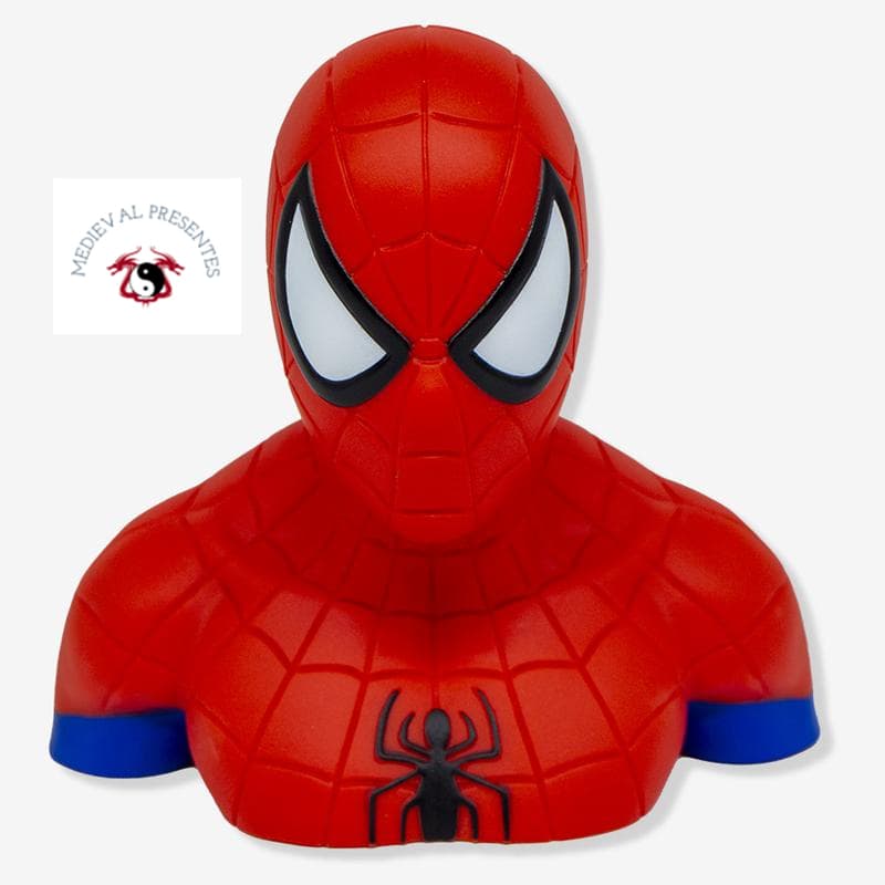 COFRE 3D SPIDER MAN ORIGINAL LICENCIADO MARVEL HOMEM ARANHA COFRINHO