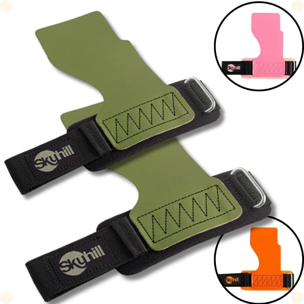 Luva Hand Grip Crossfit Skyhill Ultra Cf Calistenia Barra Lpo Wods