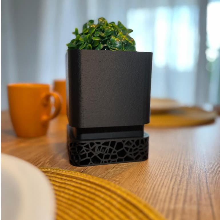 Vaso Nexos Minimalista para decoração, perfeito para mesas, prateleiras e escritórios