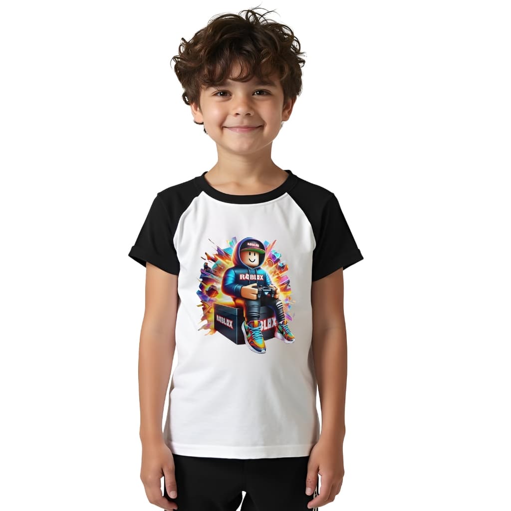 Camiseta Camisa roblox Infantil- Tamanho 2 ao 12 Menino