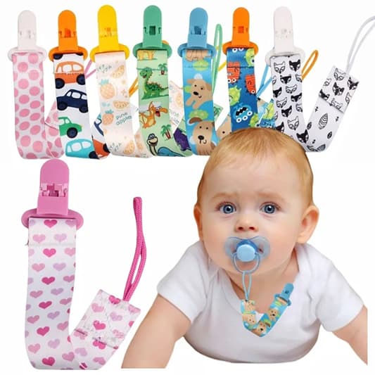 Prendedor De Chupeta Menina Menino Kit Com 3 Clipes Serve em Qualquer Chupeta