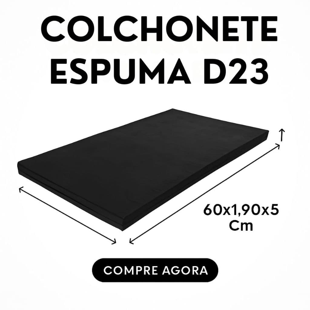 Colchonete Solteiro Alojamento D23 60x1,90x5 Cm Impermeável