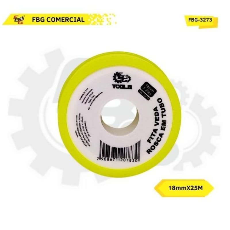 FITA VEDA ROSCA 18MM - 25M C/10 3273