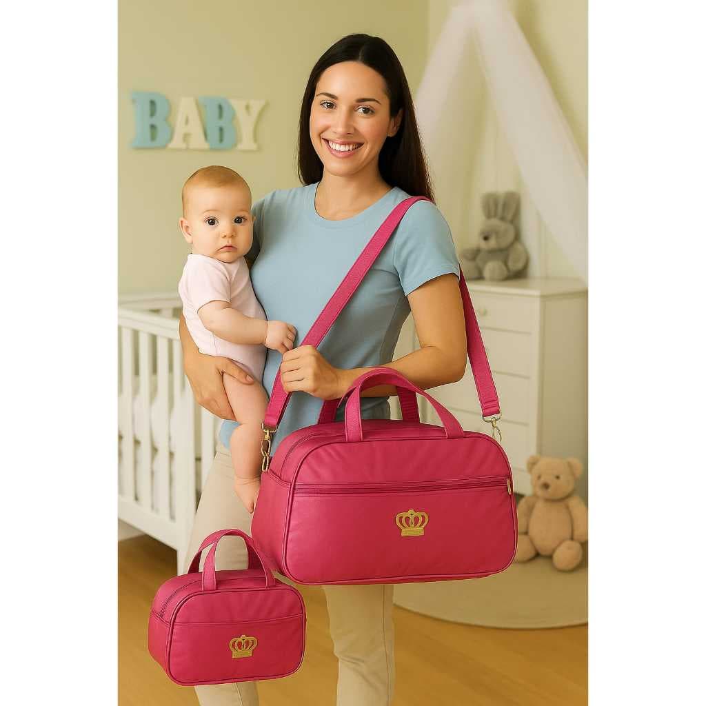 Bolsa Maternidade  Kit 02 Bolsas De Bebe Criança Saída De Maternidade Pronta Entrega