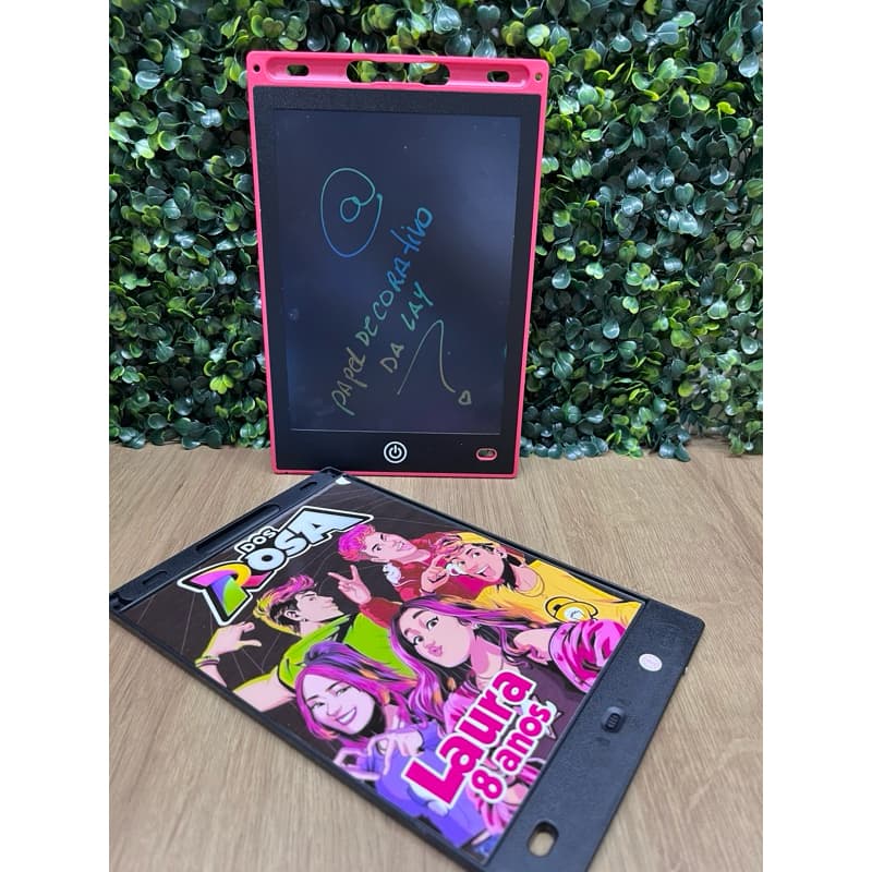 Lousa Mágica 8,5pol ADESIVO- lembrancinhas personalizados