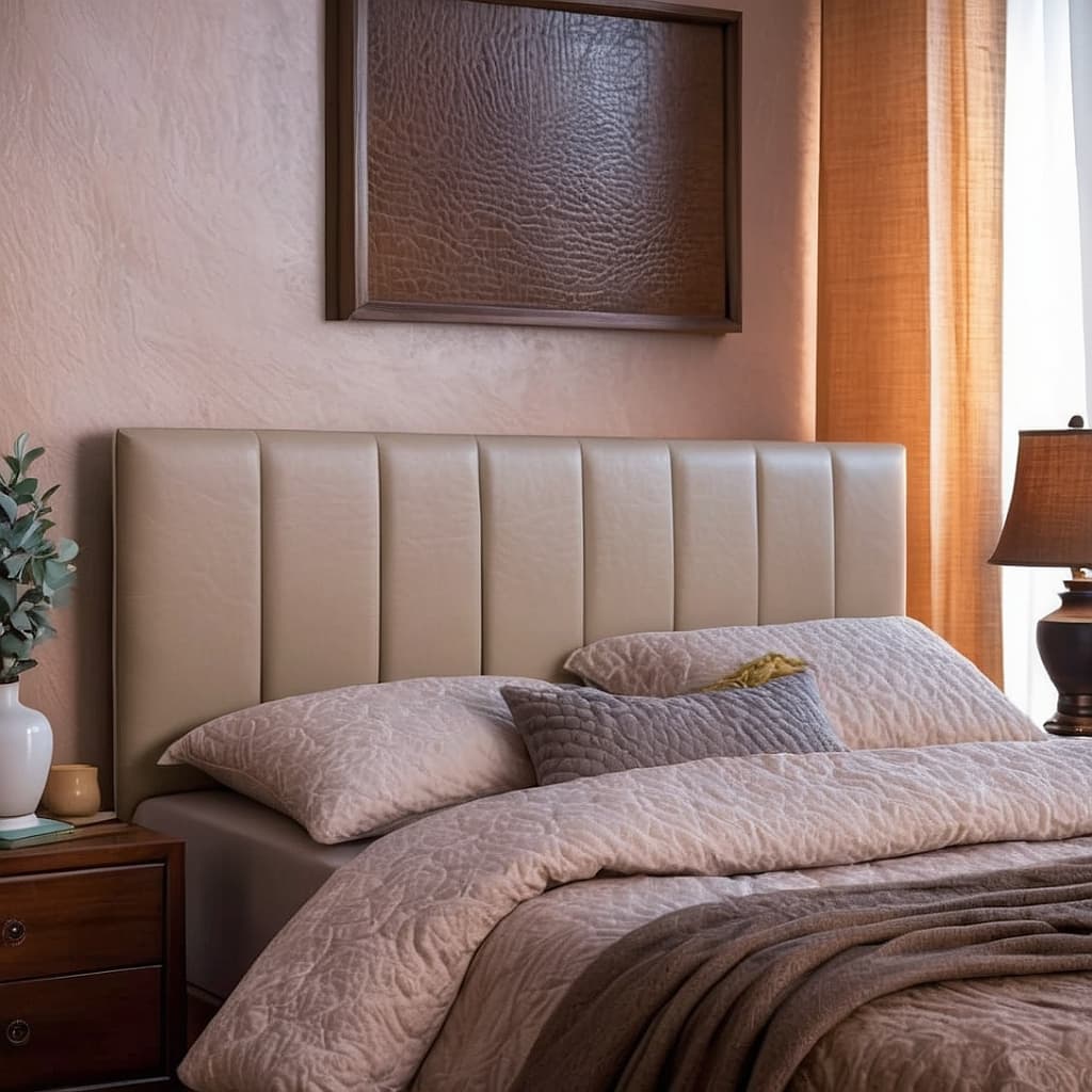 Cabeceiras de Corino Para Cama Box Casal Estofada Modulada Tecido Premium - Envio Imediato