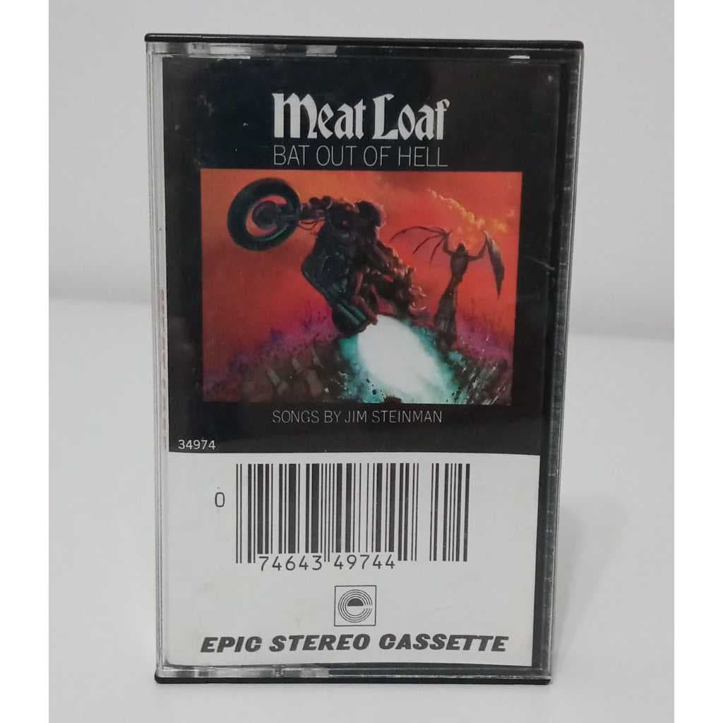 Fita Cassete Meat Loaf - Bat Out Of Hell - K7 Imp. EUA