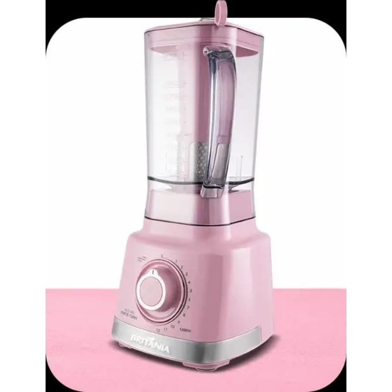 Liquidificador Rosa Britânia 127V 3L 1200W BLQ1300RS Pro Maxx Turbo
