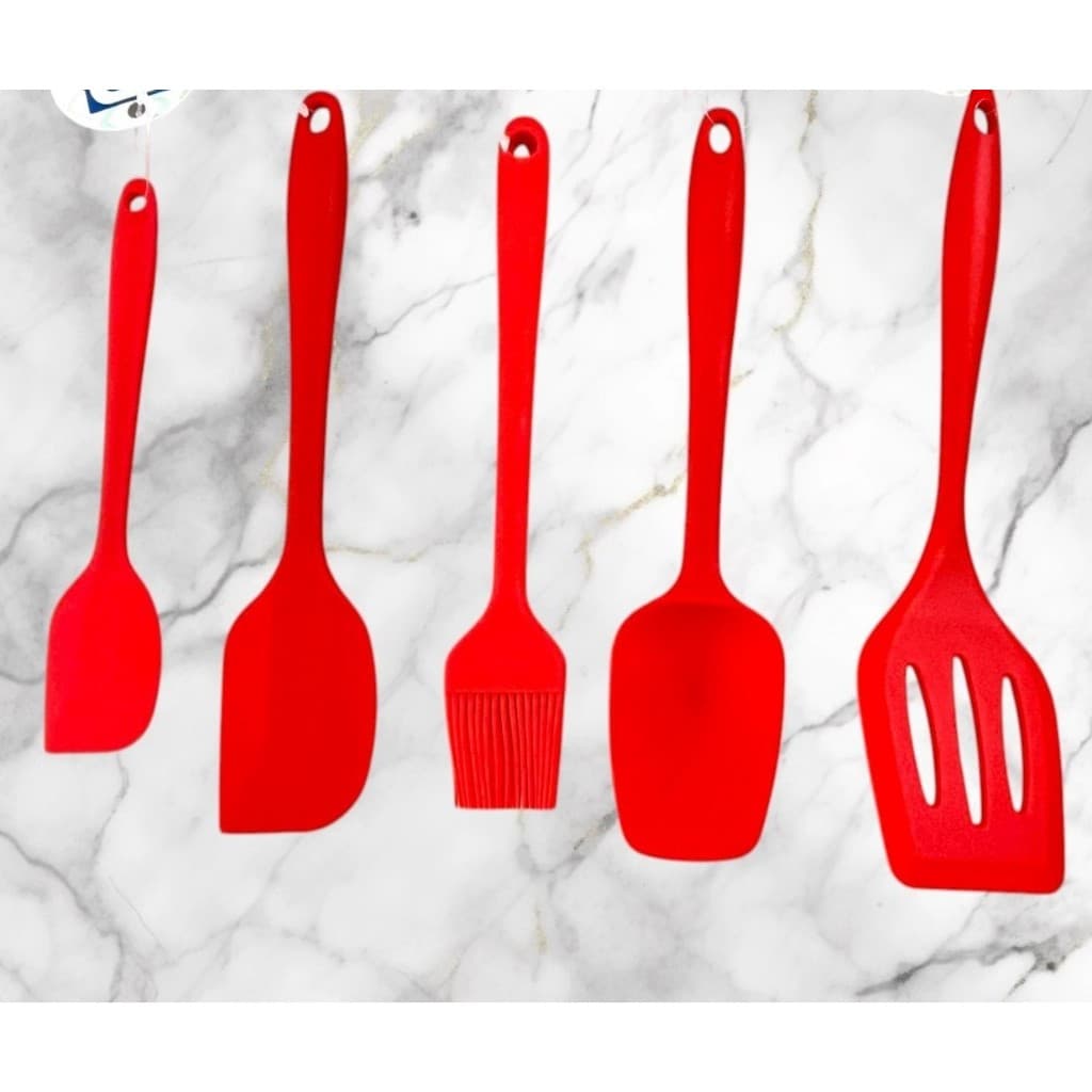 Espátulas Silicone ou Kit Espatulas - Espátula Pão Duro, Pincel, Espátula Vazada, Mini Espátula, Espátula Reta