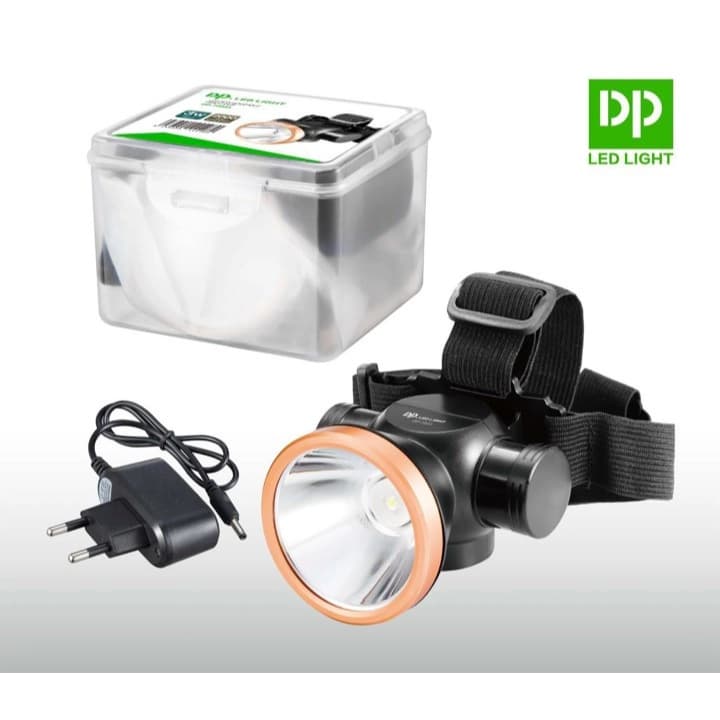 Lanterna de Cabeça Recarregável DP LED 500mAh 50W