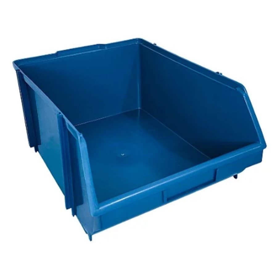 Kit Gaveteiro Bin Nº 7 Azul 6 Peças Parafusos Prateleira Organizador Caixa