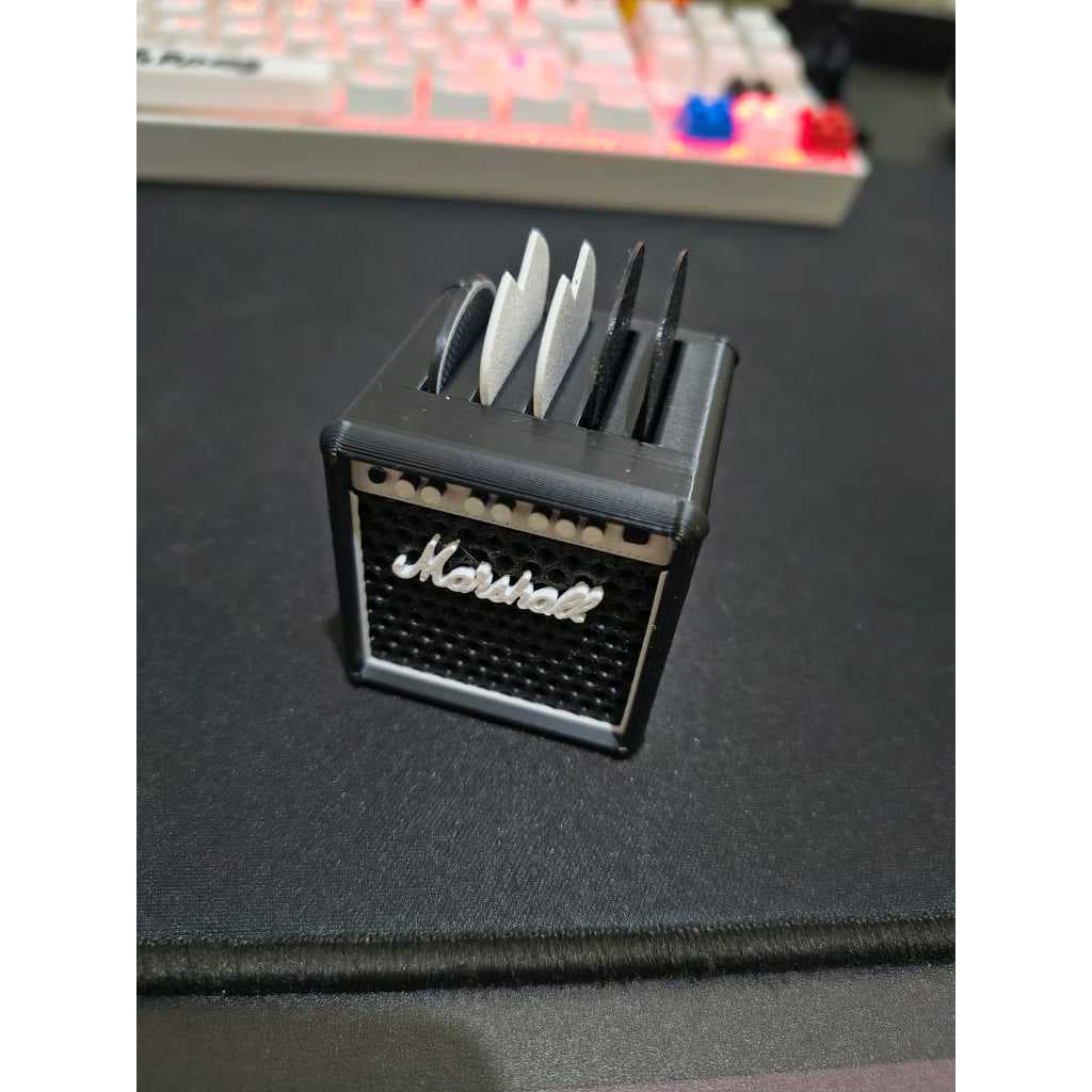 Porta palhetas de Guitarra Marshall e outros modelos.