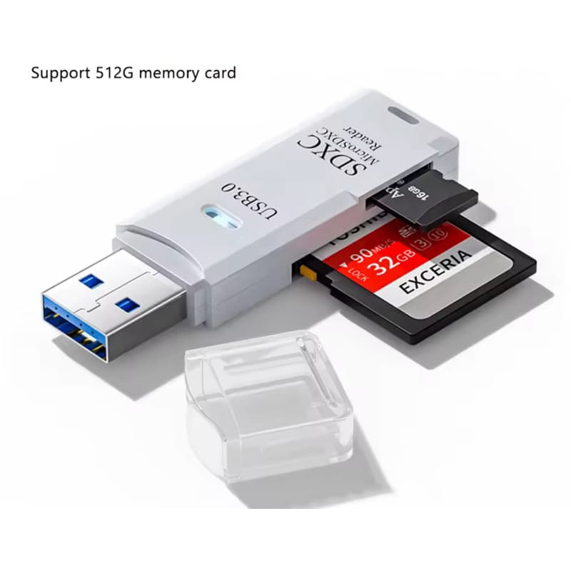 Leitor De Cartão Usb 3.0/Adaptador Micro Sd / Sdxc 5gbps alta velocidade