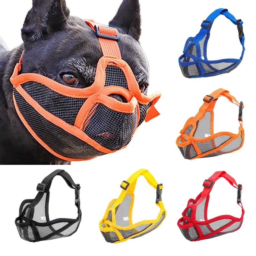 Focinheira Máscara para Bulldog Shih Tzu Pug Lhasa Pequinês Terrier Raças de Cachorro de Focinho Curto Braquicéfalos