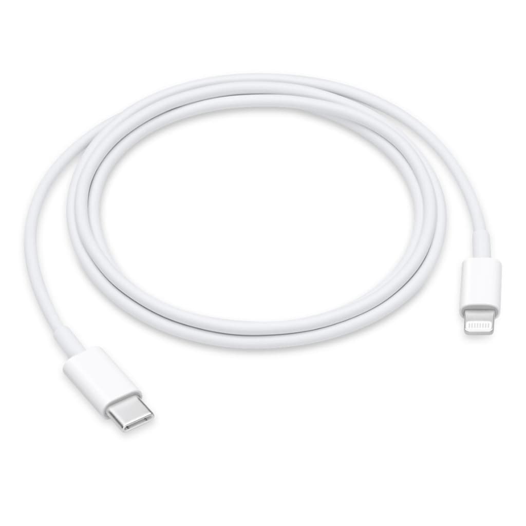 Cabo para iPhone de Tipo-C para Lightning (1m) ou USB para Lightning (1m)