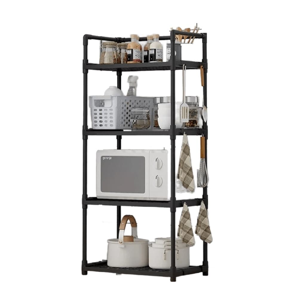 Estante Organizadora Multiuso Banheiro Cozinha 113cm 4 Andar