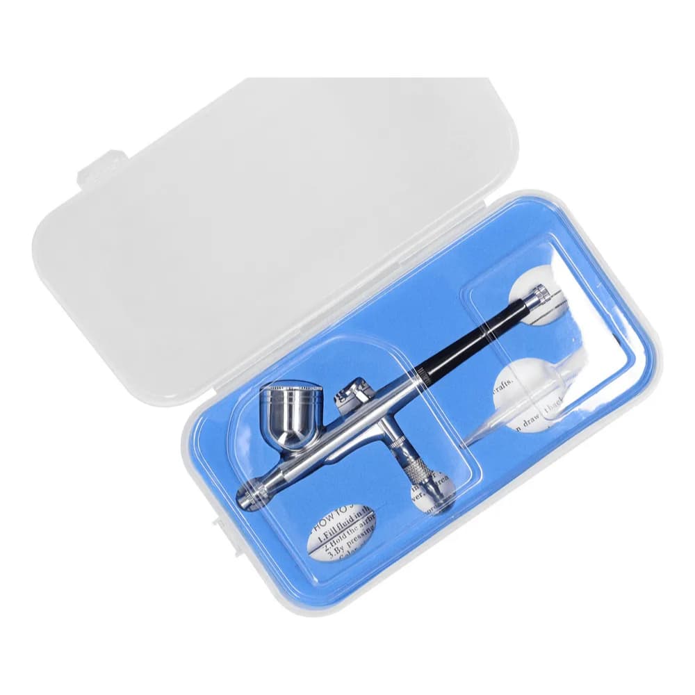 Aerógrafo Dupla Ação Copo Fixo Bico 0,3mm Confeitaria P103 Intech