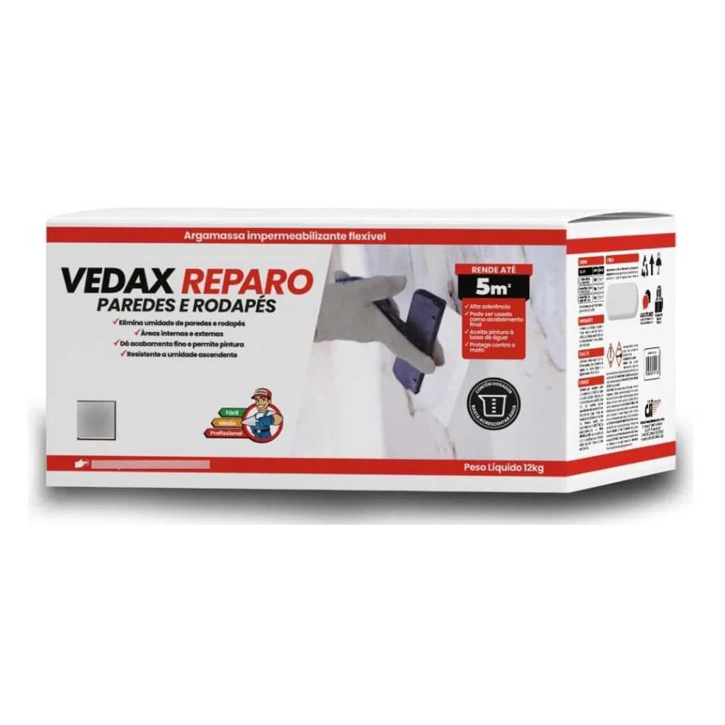 Vedax Reparo 12kg - Total Impermeabilizante De Paredes
