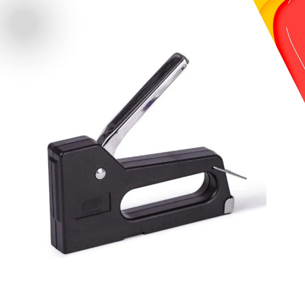 Grampeador Pistola Multiuso Lyke Cor Preto