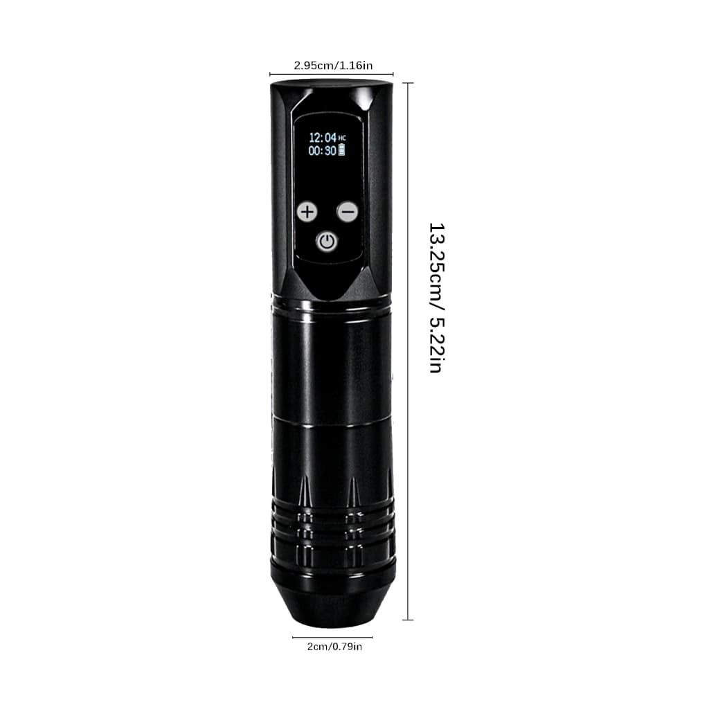 Maquina Pen Tatuagem com Bateria Integrada OZER KVM Snake 10000RPM 4,0mm Curso