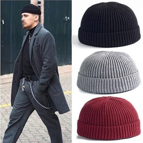 Gorro Térmico Unissex em Lã Acrílica – Quente, Confortável e Estiloso CANELADO RASA MARINHEIRO