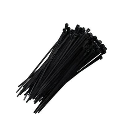 Abraçadeira Nylon 280x3,6mm Preta 100 Un -  Cor Preto