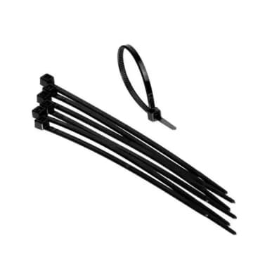 Abraçadeira Nylon 200x3,6mm Preta 100 Un - Cor Preto Nove54