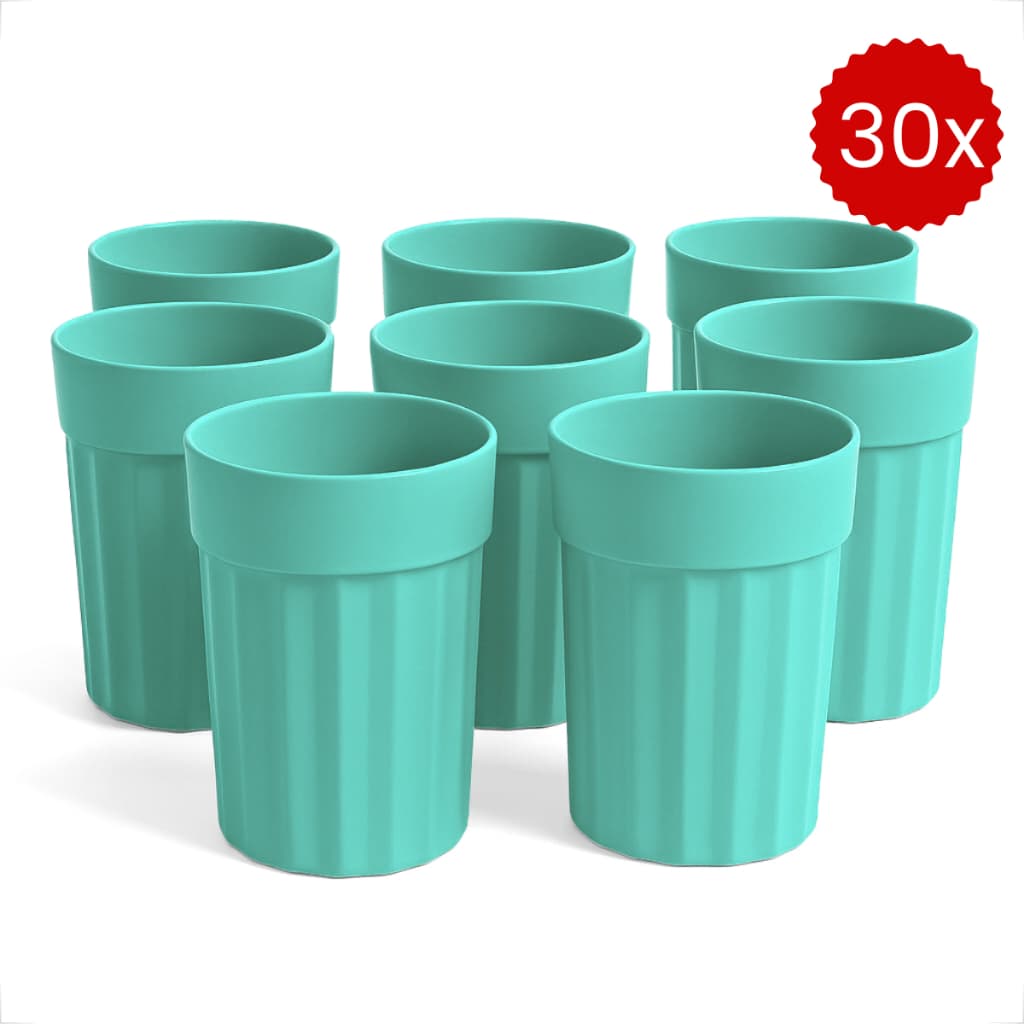 30 Copos de Plastico 350ml Cores Diversas Ideal para Festas e Eventos