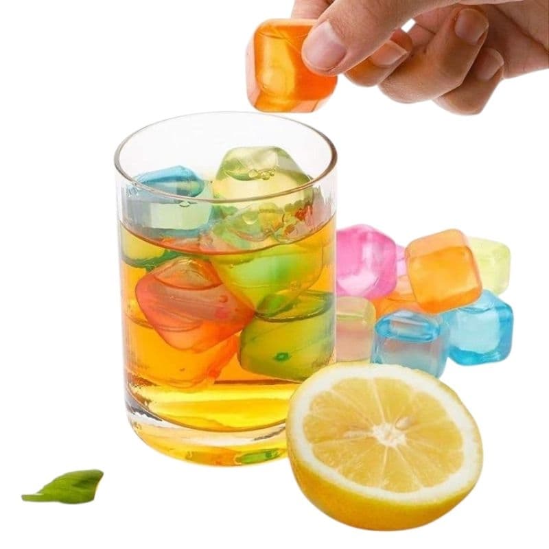 Cubo de gelo artificial-cozinha gelo falso
