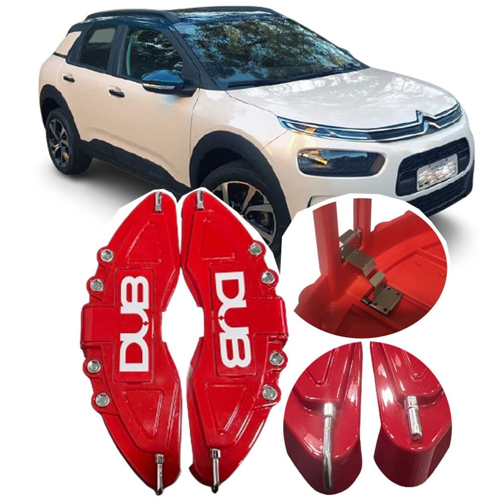 Capa De Pinça De Freio com garras 2 peças Compatível Citroen C4 Cactus