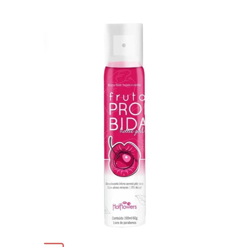Desodorante intimo fruta proibida jato seco hotflower