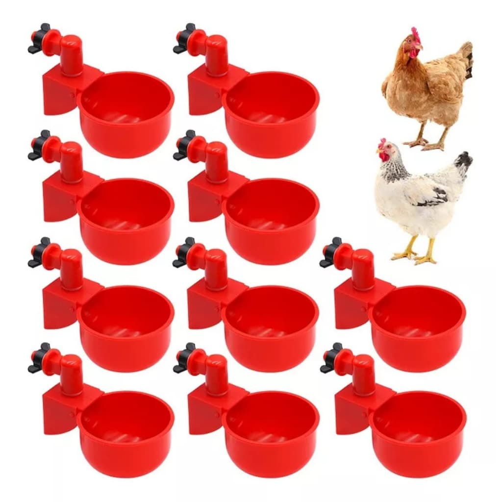 10 Bebedouros Automáticos Para Todas As Aves Galinhas Codornas