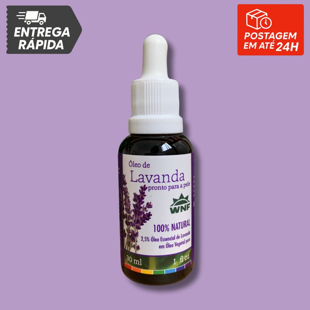 Óleo de Lavanda pronto para pele – 30ml