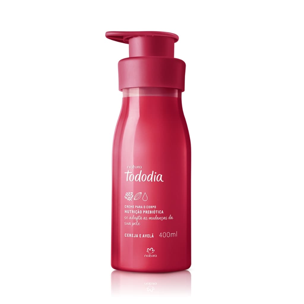 Creme Hidratante Desodorante Nutritivo para o Corpo Tododia Cereja e Avelã 400ml