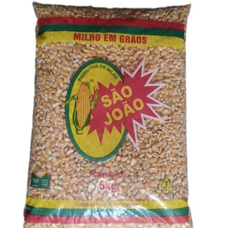 pacote de milho selecionado São João 5 kg.