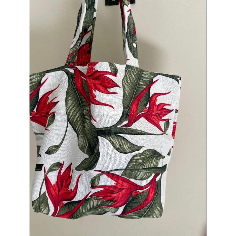 Bolsa Sacola Feminina Estampada Floral Grande Reforçada – Bolsa de Ombro para Praia, Passeio e Dia a Diaecobag,ecobeg