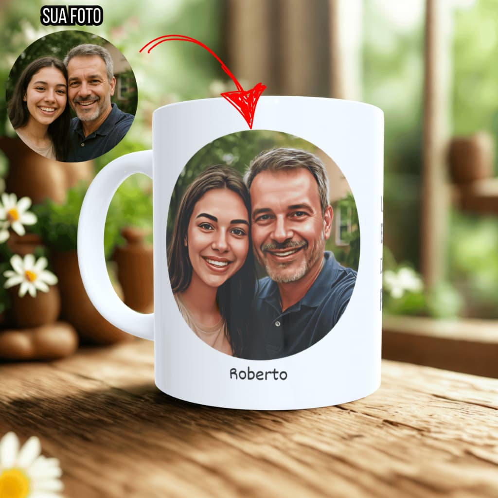 Caneca Personalizada Melhor Pai Do mundo - Presente Para Pais e Avós