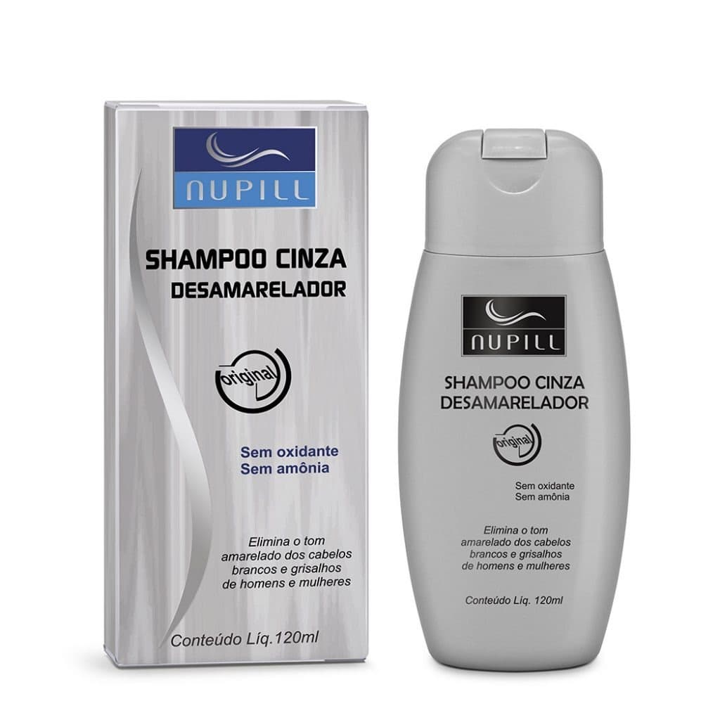 Nupill Shampoo Cinza Desamarelador 120ml
