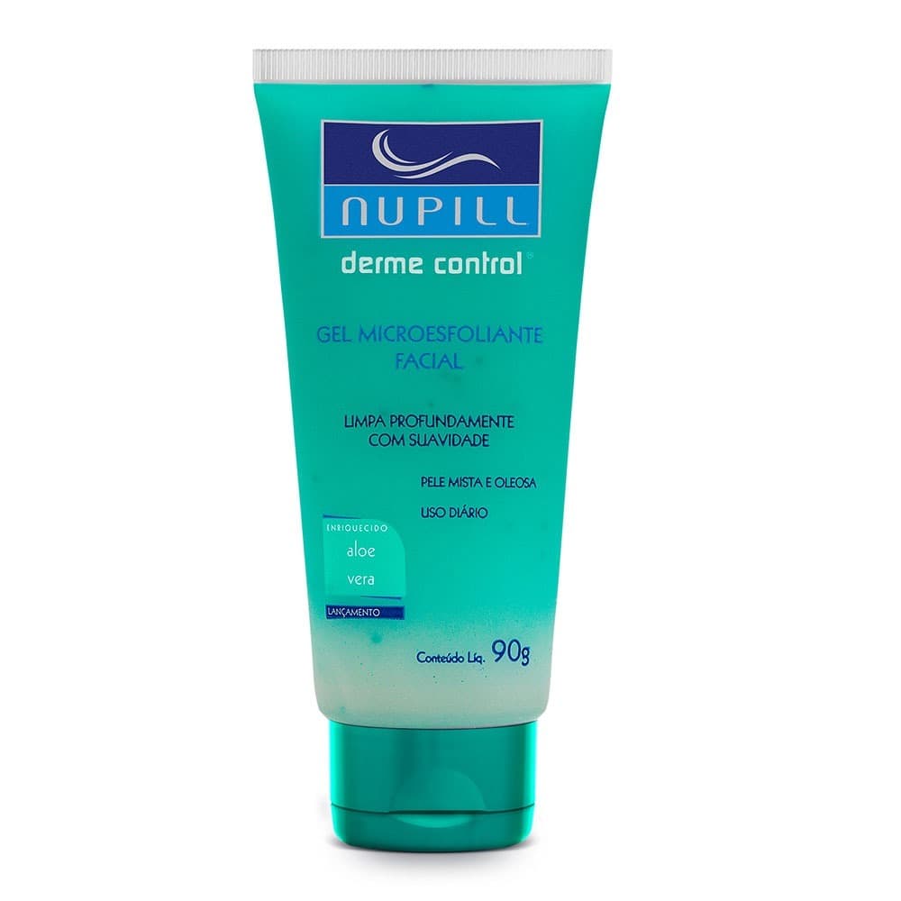 Nupill Gel Microesfoliante Facial Derme Control 90g