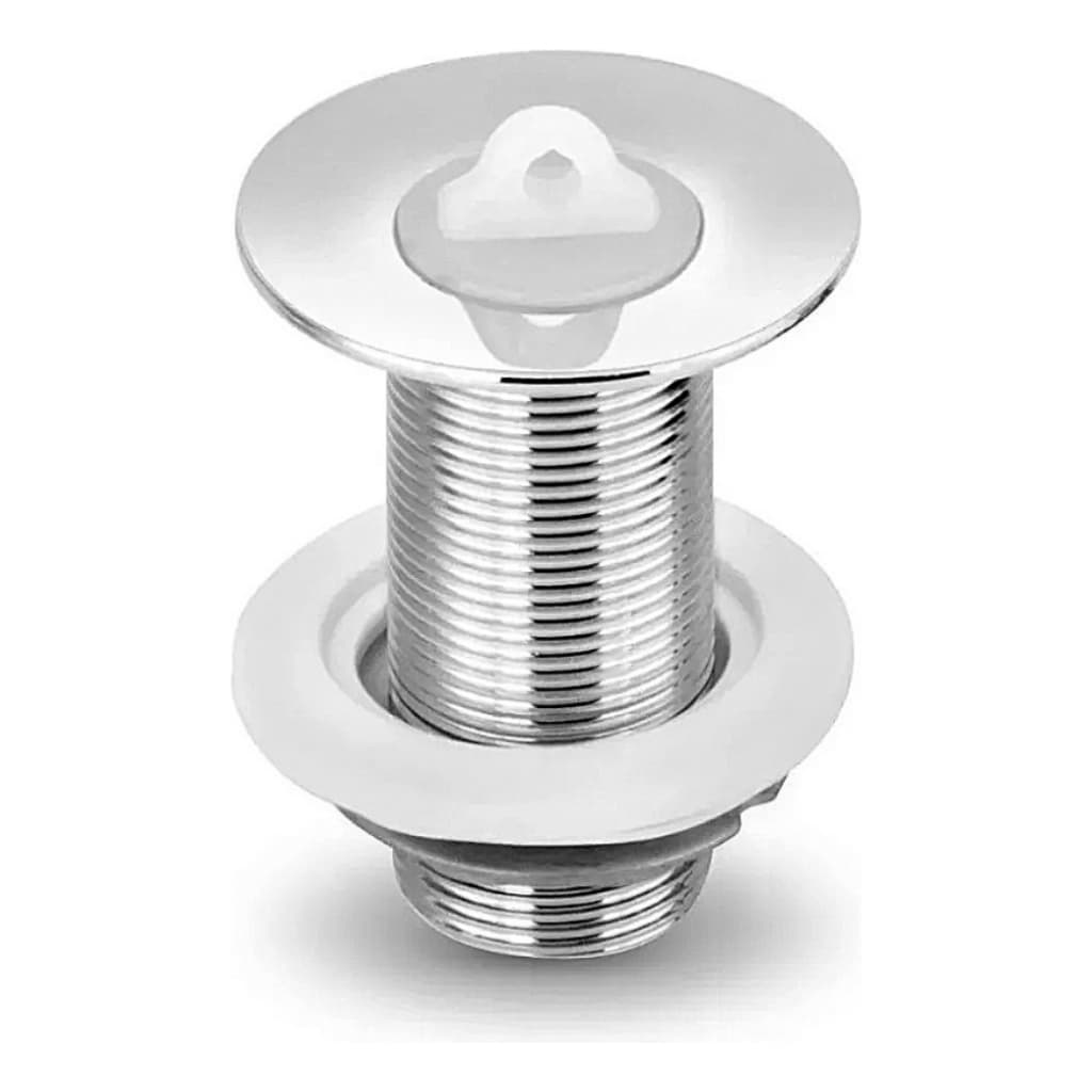 Válvula Banheiro Pia Ralo Lavatório Cuba Cromado 7/8 Metal