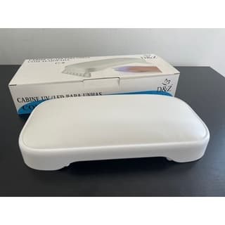 Cabine LED/UV D&Z com Suporte Acolchoado para Mãos – 48W Bivolt