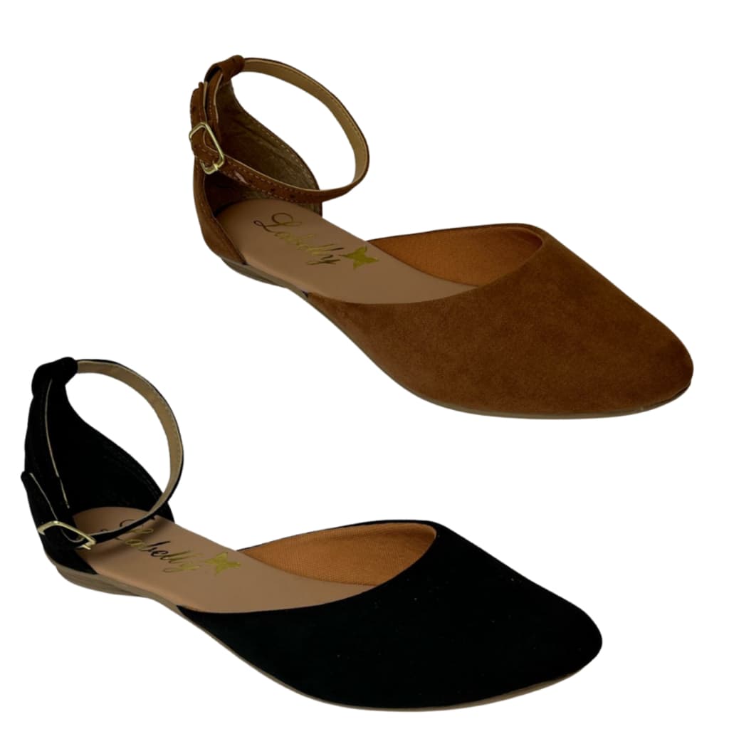 Kit 2 Pares Sapatilha Salomé Feminino Casual Elegante Leve