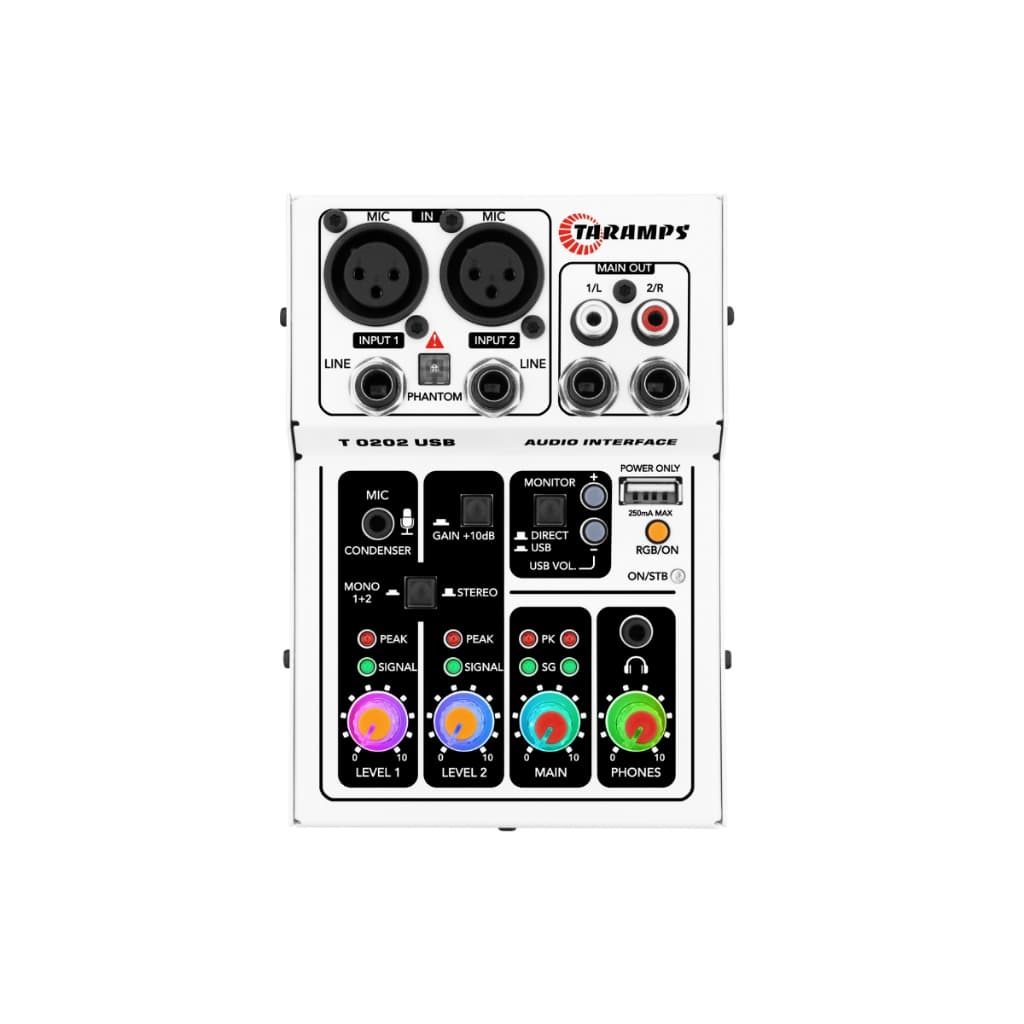 Mesa Som T0202 Interface Usb Xlr P10 Rgb Phantom Power 48v