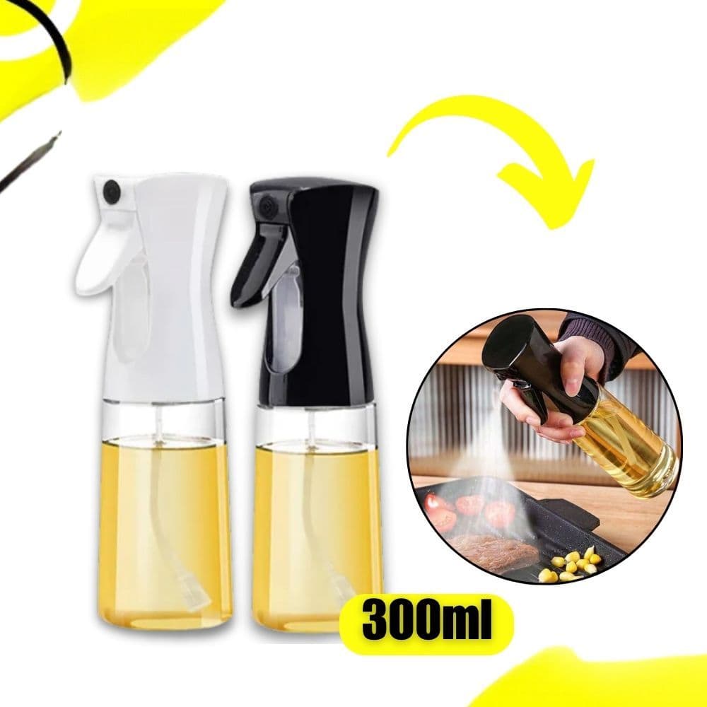 Spray Borrifador 200ML Azeite Vinagre Culinário Pulverizador Vidro Galheteiro de Vidro