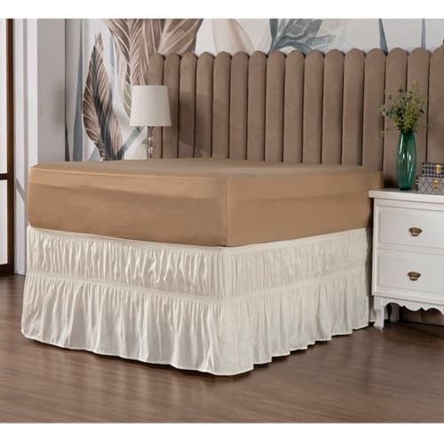 SAIA BOX AJUSTÁVEL 2 ELÁSTICOS Serve em cama box Casal, Queen e King