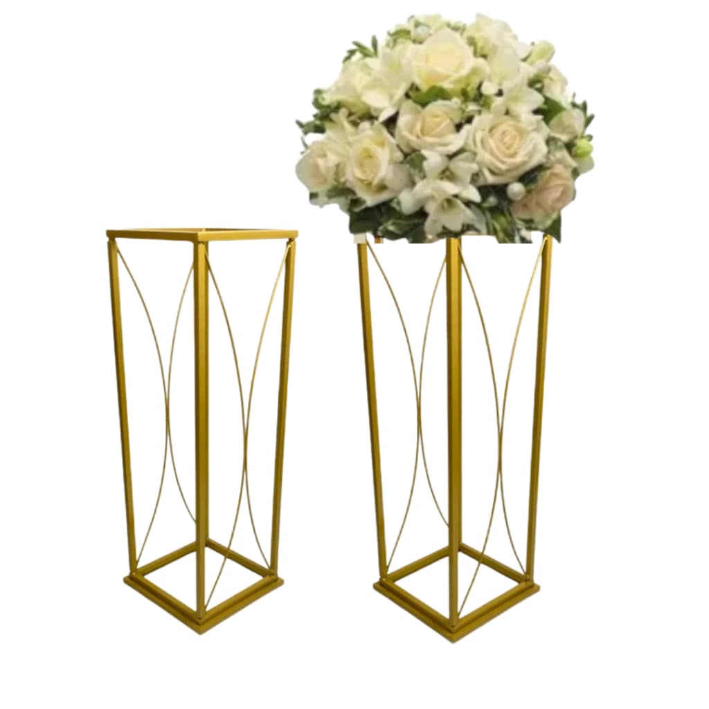 2 Un Coluna Quadrada Vaso Para Flores Igreja Festa Decoraração