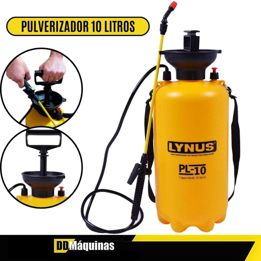 Pulverizador 10 Litros Manual - Lynus