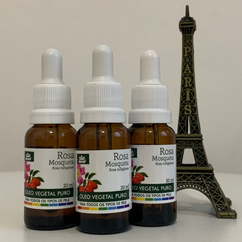 Kit com 3 Óleo Vegetal Rosa Mosqueta WNF - 20ml